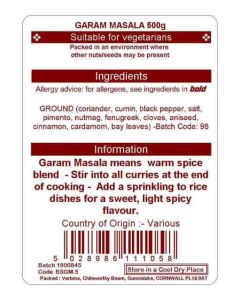 GARAM MASALA 500G