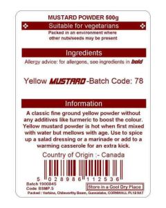 MUSTARD POWDER 500G