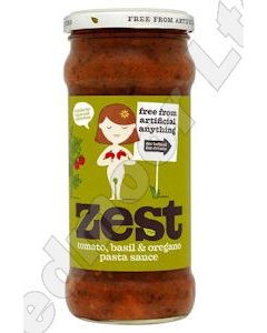 ZEST BASIL & OREGANO PASTA SAUCE 6 X 340G