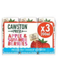 C/P KIDS APPLE & SUMMER BERRY MULTI PACK 6X(3X200ML)