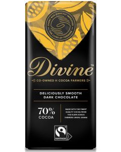 DIVINE 70% DARK CHOCOLATE 15X90G