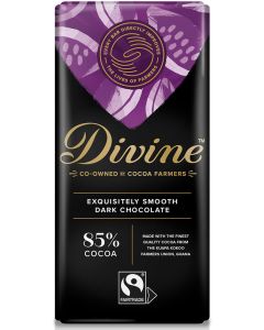 DIVINE 85% DARK CHOCOLATE 15X90G