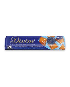 DIVINE SALTED CARAMEL CHOCOLATE BAR 10X35G