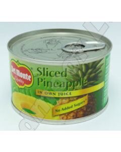 DEL MONTE PINEAPPLE SLICES IN JUICE 6 X 200G