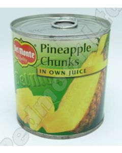 DEL MONTE PINEAPPLE CHUNKS IN JUICE 6 X 432G