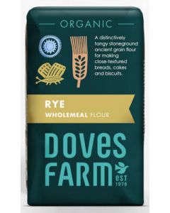 DOVES 100% STONEGROUND RYE FLOUR 5X1KG