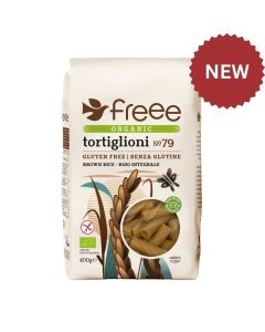 DOVES ORGANIC BROWN RICE TORTIGLIONI PASTA G/F 1 X 400G