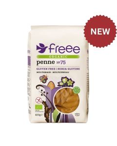 DOVES ORGANIC MULTIGRAIN PENNE PASTA G/F 1 X 400g