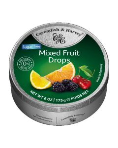 C&H SUGAR FREE MIXED FRUIT DROPS 1 X 175G