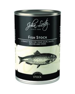 JOHN LUSTY FISH STOCK   410G
