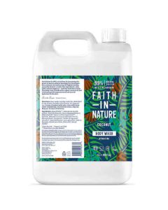 FAITH BODY WASH COCONUT 5LTR