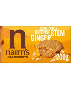 NAIRNS WHEAT FREE STEM GINGER BISCUIT 200G X 10