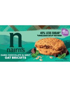 NAIRNS WHEAT FREE CHOCOLATE MINT BISCUIT 160G X 10