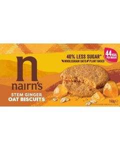NAIRNS WHEAT FREE STEM GINGER BISCUIT 160G X 10