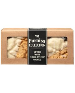 FURNISS NEW DIPPED WHITE CHOCOLATE CHIP COOKIES 1 X 300g