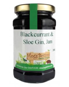 HB BLACKCURRANT & SLOE GIN JAM 340G