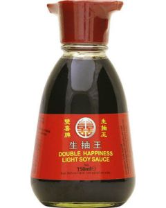 DOUBLE HAPPINESS LIGHT SOY SAUCE 12 X 150ML