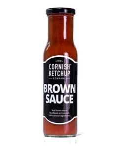 CORNISH KETCHUP BROWN SAUCE 1 X 250ML