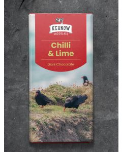 KERNOW DARK CHILLI & LIME CHOC 20X100G