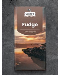 KERNOW MILK FUDGE CHOC 19X100G