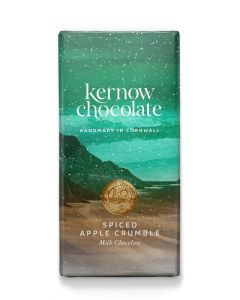 KERNOW SPICED APPLE CRUMBLE CHOC 19X100G