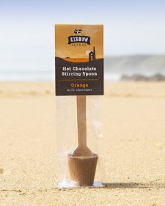 KERNOW HOT CHOC SPOONS ORANGE (MILK) X 20