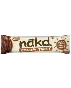 NAKD COCOA TWIST BAR 18X30G X 1