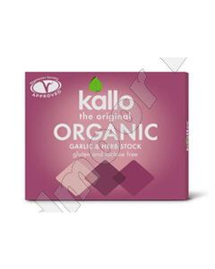 KALLO ORG GARLIC/HERB STOCK CUBES 1X66G