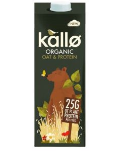 KALLO ORGANIC OAT & PROTEIN MILK 6 X 1LTR