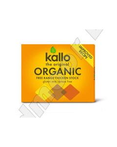 KALLO ORG CHICKEN STOCK CUBES 1X66G