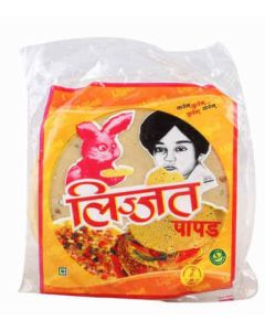 LIJJAT PAPAD PAPPADOM URID PLAIN 200G X 5