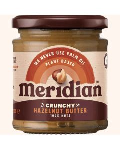 MERIDIAN CRUNCHY HAZEL BUTTER 170G X 1