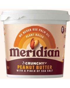 MERIDIAN CRUNCHY PEANUT BUTTER WITH SALT (TUB) 1KG X 1