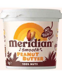 MERIDIAN SMOOTH PEANUT BUTTER NAS (TUB) 1KG X 1