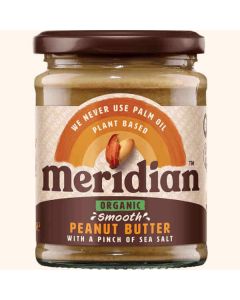 MERIDIAN ORGANIC PEANUT BUTTER SMOOTH WITH SALT 280G X 1