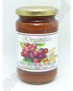 ORGANICO RED WINE & PORCINI PASTA SAUCE 360G