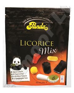 PANDA MIX NATURAL LICORICE 200G BAGS X 1