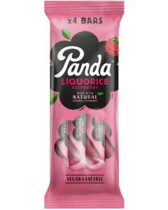 PANDA RASPBERRY LICORICE BAR 4 PACK 1 X 4 X 32G