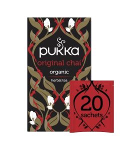 PUKKA ORIGINAL CHAI TEA BAGS 4 X 20