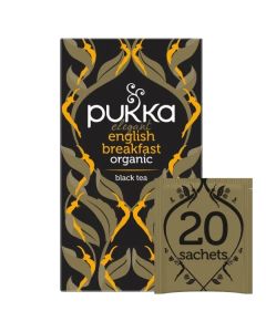 PUKKA ELEGANT ENGLISH BREAKFAST TEA BAGS 4 X 20