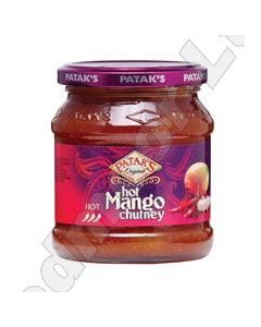 PAT  HOT MANGO CHUTNEY 340G