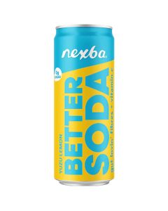 NEXBA BETTER SODA LEMON & YUZU CAN 12X330ML