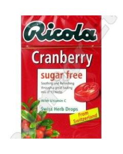 RICOLA CRANBERRY S/F DROPS 45  X 1