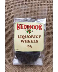 LIQUORICE WHEELS X 100G