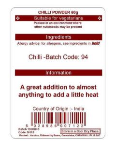 CHILLI POWDER 60G