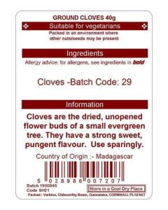 CLOVES GROUND 40G