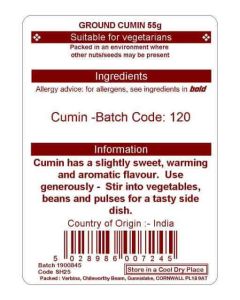 CUMIN GROUND 55G