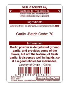 GARLIC POWDER 60G