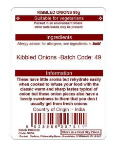 KIBBLED ONION 80G
