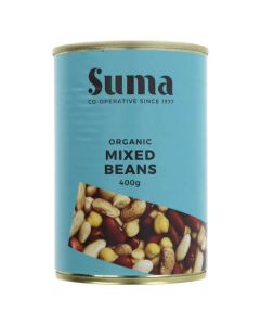 SUMA ORGANIC BEAN MIX 12 X 400G